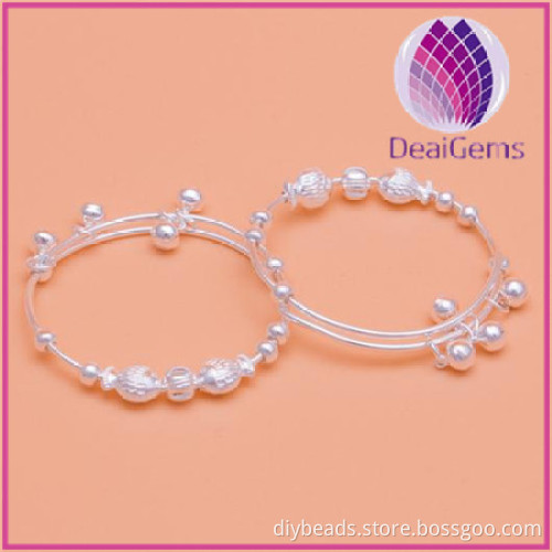 Sterling silver bangle for baby with factory price